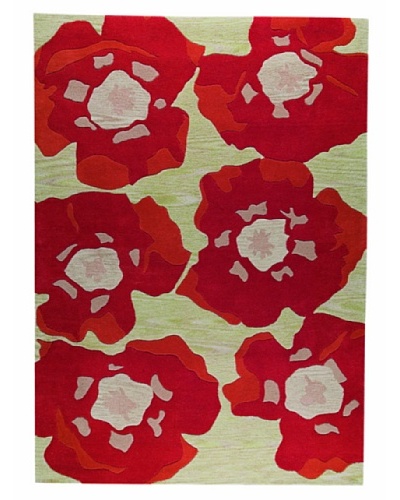 MAT the Basics Poppy Hand-Tufted & Carved Rug [Orange]