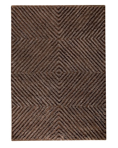 MAT the Basics Buffalo Hand-Tufted Shag Rug [Brown]