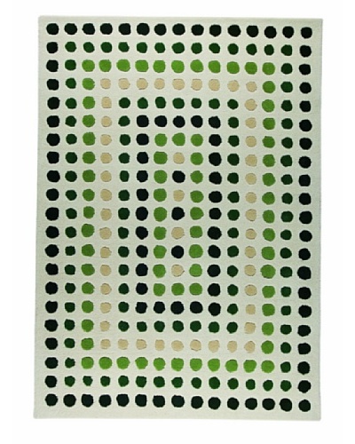 MAT the Basics Dublin Hand-Carved & Tufted Rug [Green]