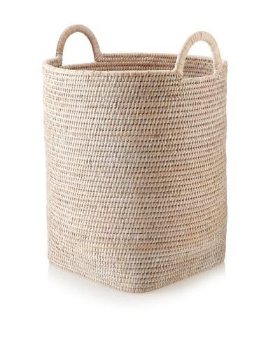 Matahari Round Handwoven Basket with Loop Handle