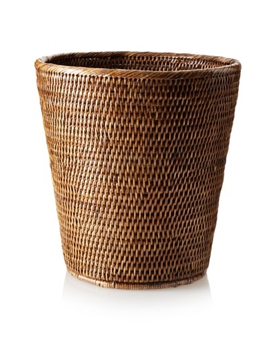 Matahari Handwoven Round Waste Basket