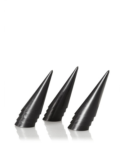 Matfer Bourgeat Set of 12 Exoglass® Cones, Dark Gray