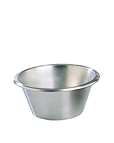 Matfer Bourgeat Flat-Bottom Stainless Steel Pastry Mixing Bowl