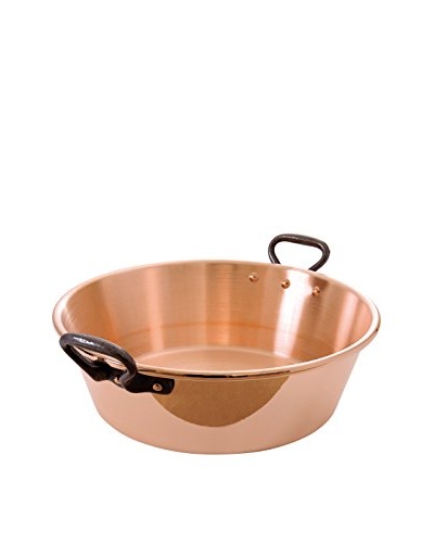 Mauviel M'passion 15.75 Copper Jam Pan with Cast Iron Handles