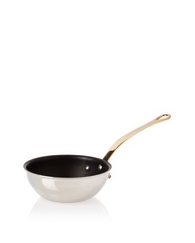 Mauviel Induc’Inox II Non-Stick Curved Splayed Sauté Pan