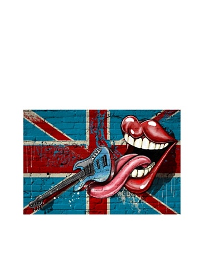 Maxwell Dickson Rock Lip Canvas Art