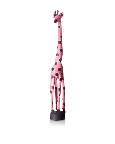 Mbare Painted Wood Giraffe