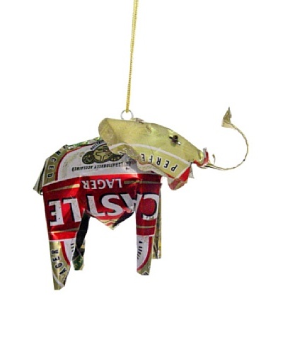 Mbare Tin Elephant Ornament