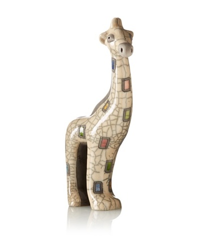 Mbare Raku Gazing Giraffe