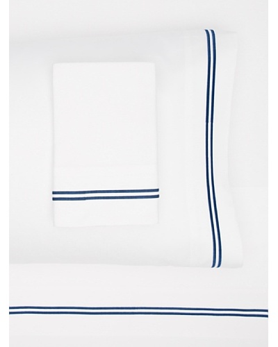 Mélange Home 2 Stripe Embroidered Sheet Set