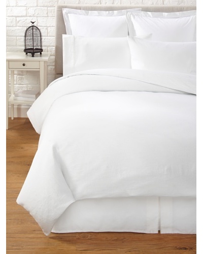 Mélange Home Linen Hemstitch Duvet Cover Set