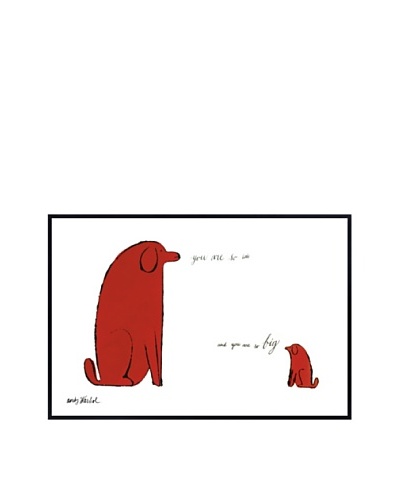 Andy Warhol “You Are So Little And You Are So Big, C. 1958”