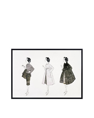 Andy Warhol “Three Female Fashion Figures, C. 1959”