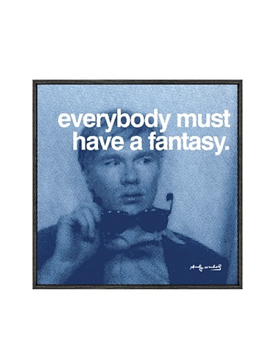 Andy Warhol Everybody Must Have A Fantasy Framed Print by Andy Warhol