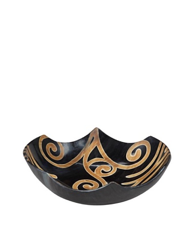 Mela Artisans Horn Tribal Legacy Bowl