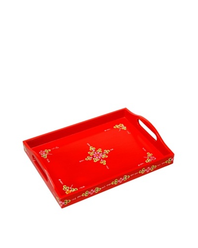 Mela Artisans Hand Painted Jashan Serving Tray