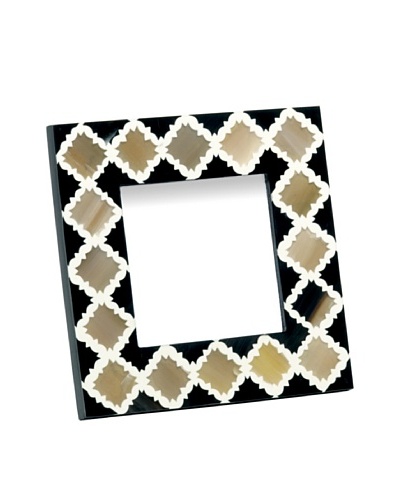 Mela Artisans 4 x 4 Inlaid Bone Morocco Photo Frame