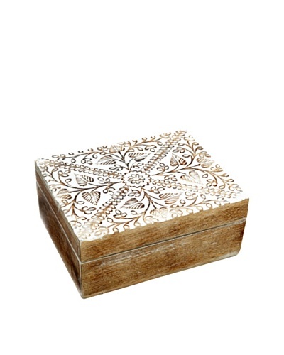 Mela Artisans Ivy Mango Wood Decorative Box