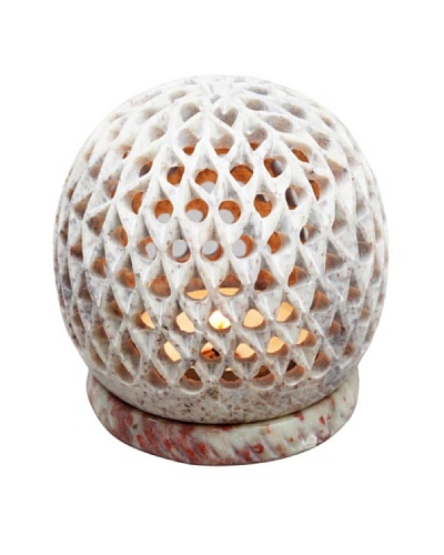 Mela Artisans Global Flame Tea Light Holder