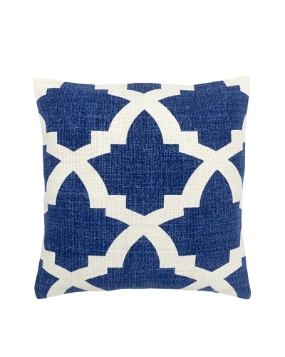 Mela Artisans Ava Silk Pillow, Indigo