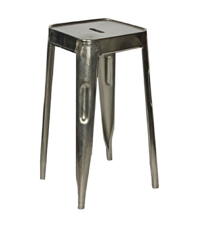 Melange Home Vintage Painted Stool, set of 2, Aluminium