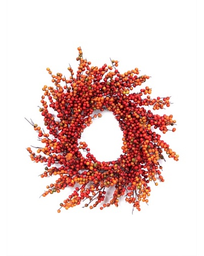 Melrose International 24″ Berry Wreath