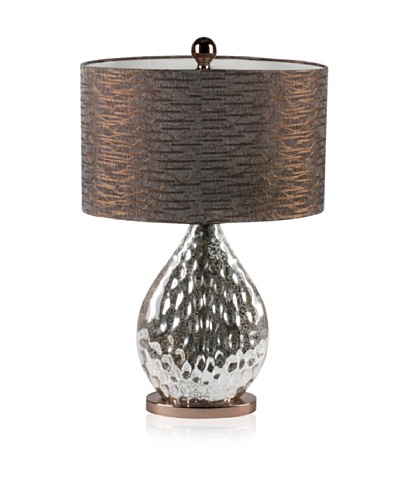 Mercana Pica Table Lamp, Silver/Copper