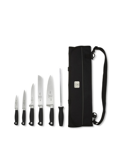 Mercer Cutlery Genesis 7-Piece Forged Knife Roll Set