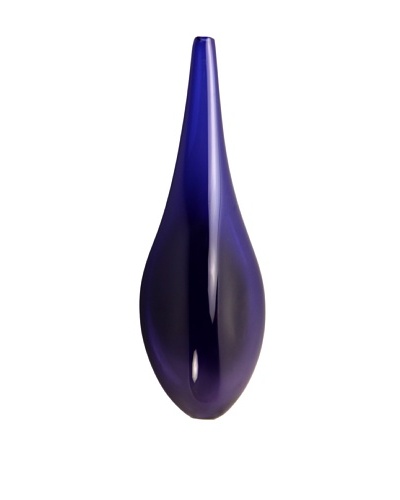 Meridian Glass Pinched Wall Vase, Purple