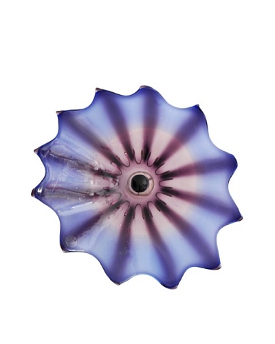 Meridian Glass Mouth-Blown Glass Wall Plate