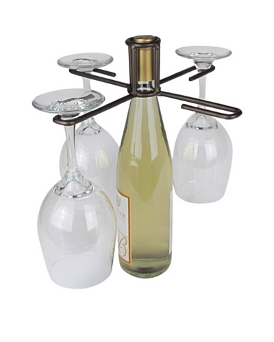 Metrotex Wine Bottle Topper 4 Stem Holder