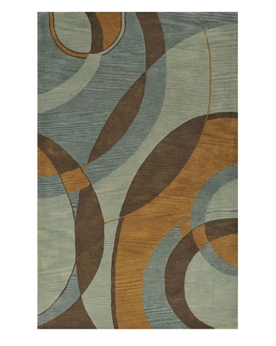 Meva Rugs Modena Rug, Blue, 8′ x 11′