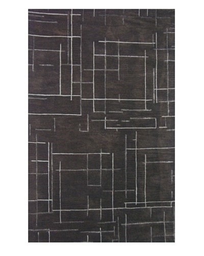 Meva Rugs Rhythm Rug, Brown, 5' x 8'