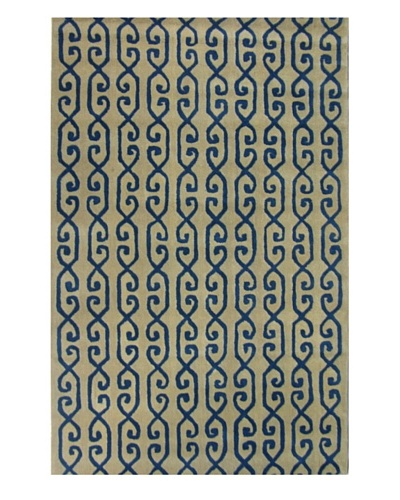 Meva Rugs Rhythm Rug, Beige, 5' x 8'