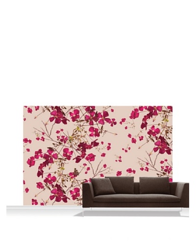 Michael Angove Clematis Claret Mural, Standard, 12′ x 8′