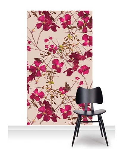 Michael Angove Clematis Claret Mural [Accent]