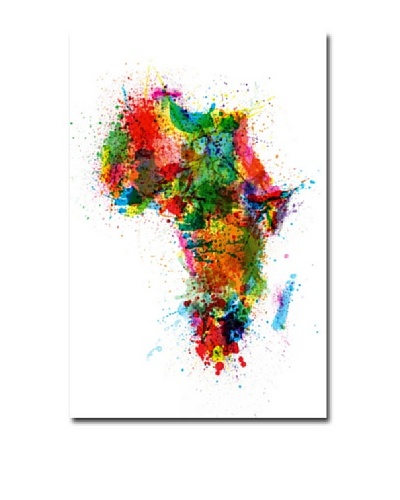 Michael Tompsett Africa Paint Splashes Canvas Art