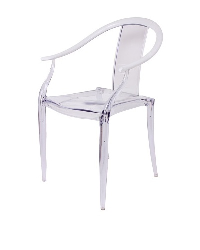 Control Brand Ming-Inspired Chair, Clear