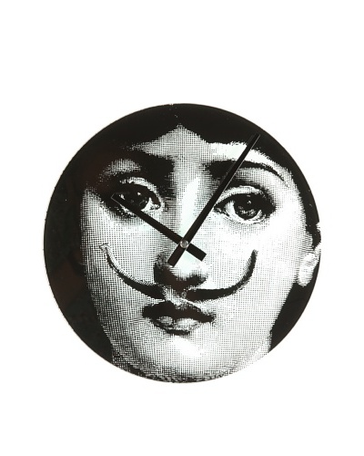 Mid Century Modern Mid Century Girl Moustache Clock