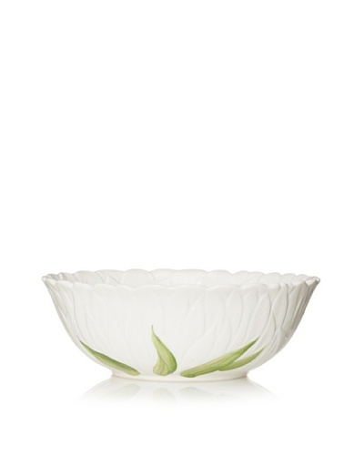 Mikasa 10.5 Silk Floral Vegetable Bowl, Teal