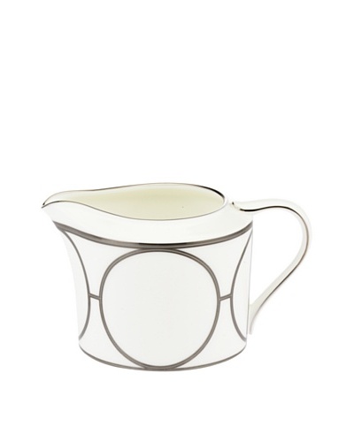 Mikasa Platinum Links Creamer, Ivory/Platinum