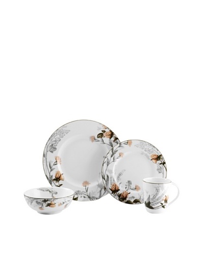 Mikasa 4-Piece Chateau Garden Place Setting, White