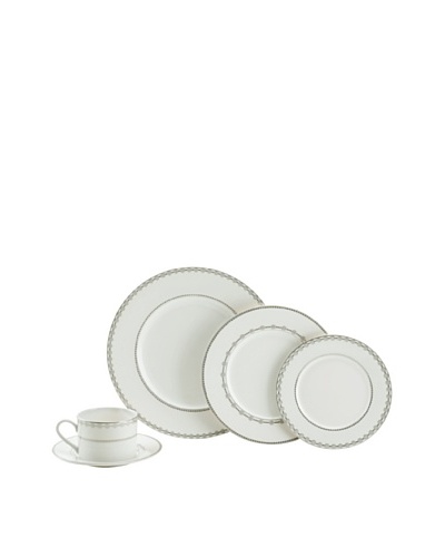 Mikasa 5-Piece Floral Strand Place Setting, White
