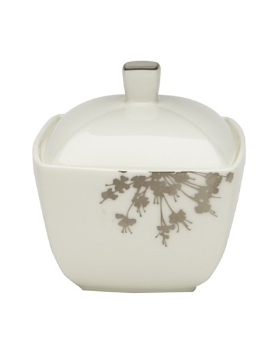 Mikasa Floral Silhouette Covered Sugar Bowl