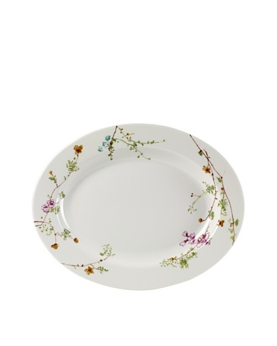 Mikasa Sketch Floral 14 Oval Platter