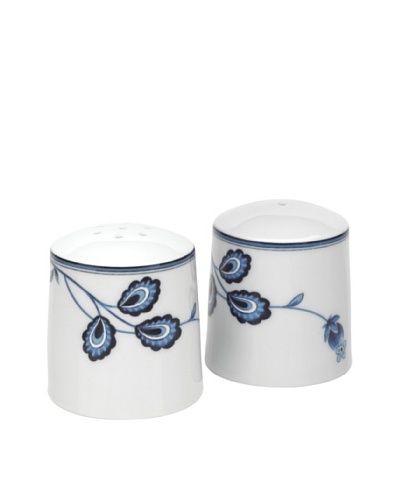 Mikasa Indigo Bloom Salt and Pepper Shaker Set