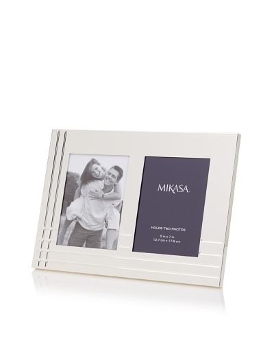 Mikasa Avenue Collection Silver Invitation Picture Frame