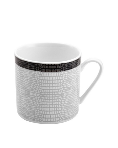 Mikasa Wild Croc Tea Cup, White/Grey