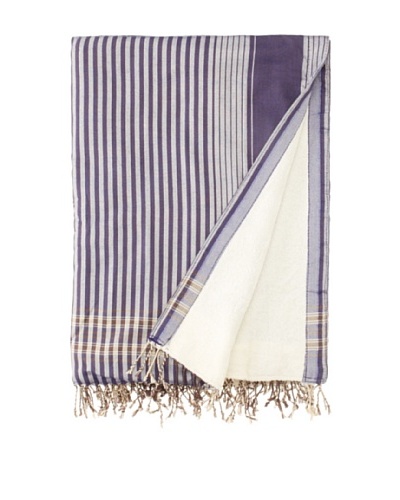 Mili Design Kenyan Towel, Blue, 36″ x 64″