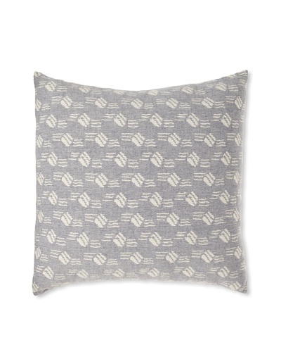 Mili Design NYC Bubbles Pillow, Blue, 20 x 20